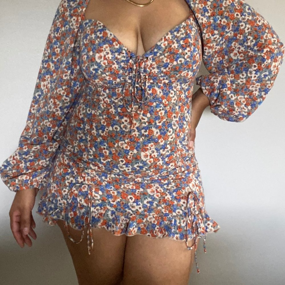 Daisy Mini Puff Dress